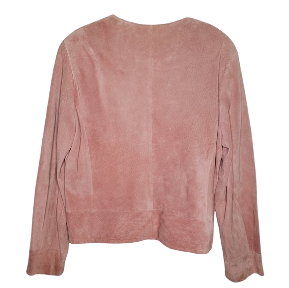 CHELSEA CAMBELL Pink Leather Jacket - Picture 5 of 7